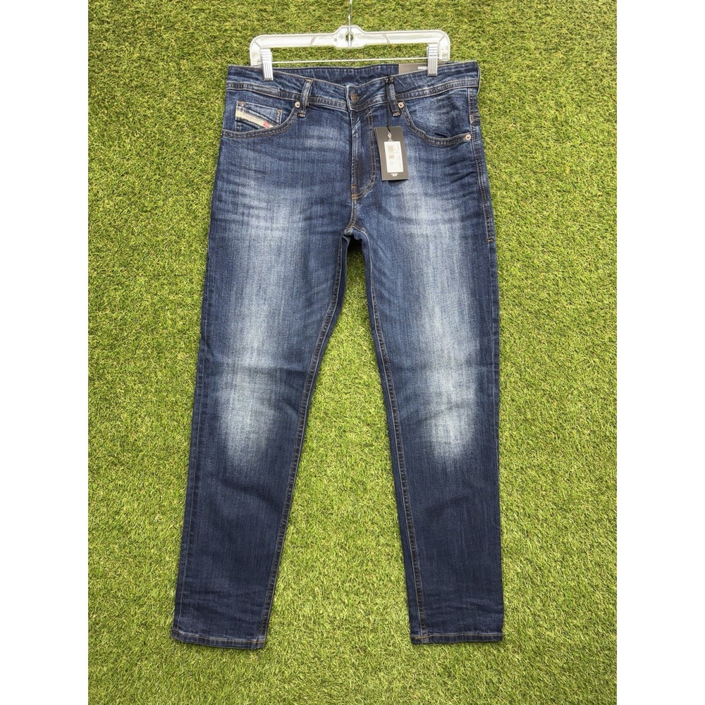 Diesel Jeans Mens 34x32 Thommer Slim Skinny Stretch Dark Wash Denim RM06302 NWT